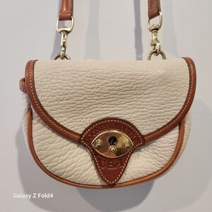 Vintage Dooney Wild West Licorice Cream Calvary Crossboday/Belt Bag